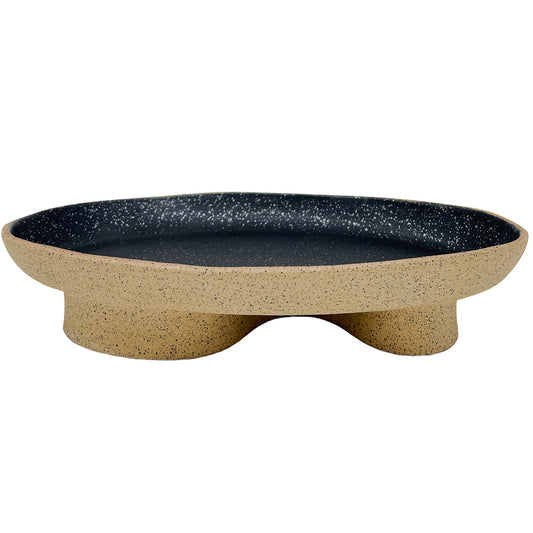 Medium Oval Tray - Matte Black