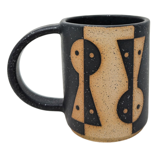 12oz. Mug - Sculpture Buddy Inversed - Matte Black