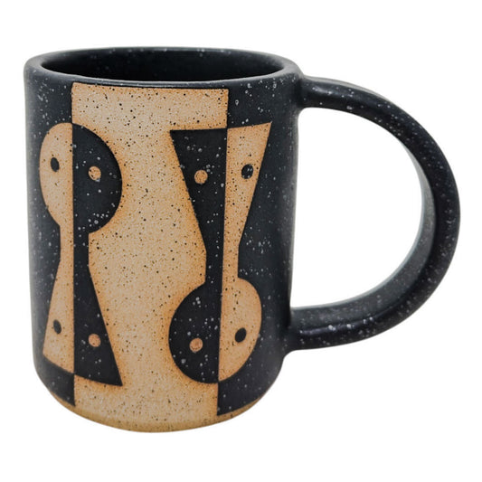 12oz. Mug - Sculpture Buddy Inversed - Matte Black