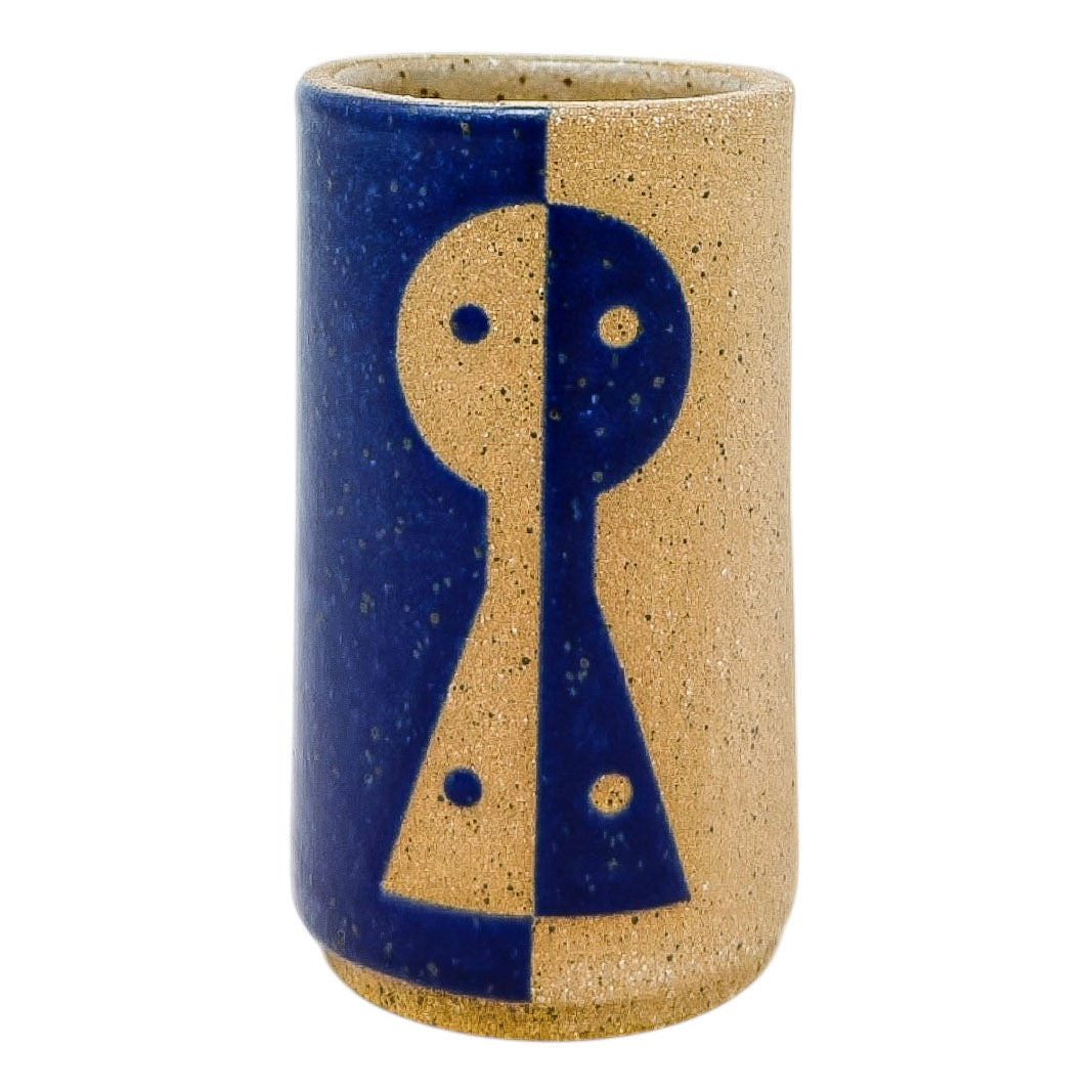 Mini Vessel - Sculpture Buddy - Matte Blue