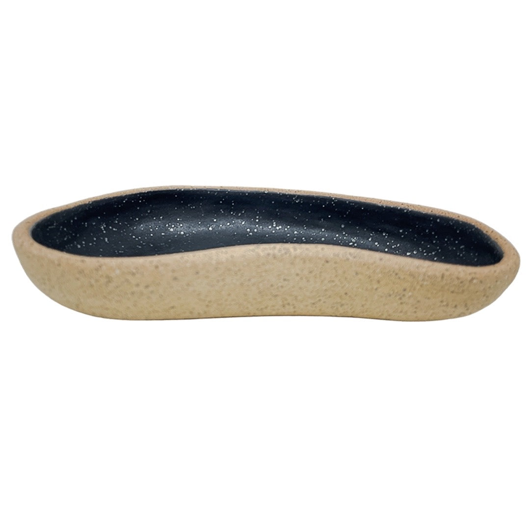 Organic Pool Dish - 2 Sided - Matte Black