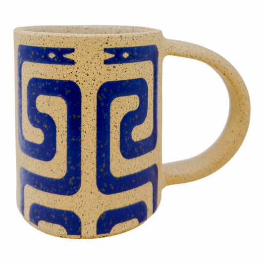 12oz. Mug - Cleopatra - Matte Blue