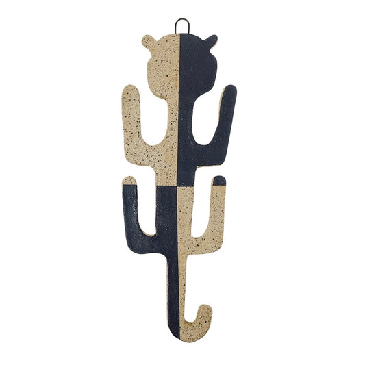 Hanging Sculpture Animal - Checkers - Dark Matte Brown