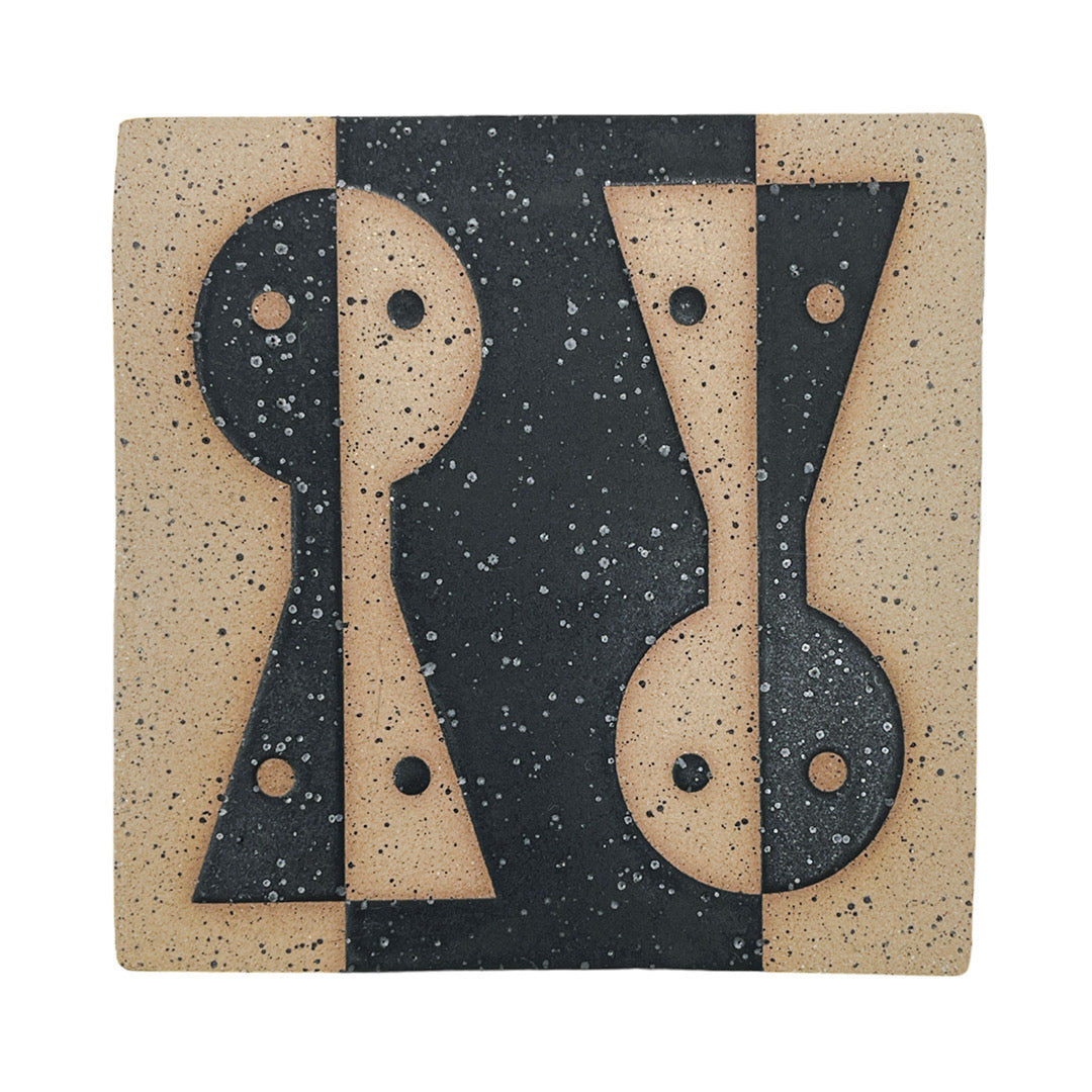 4" Tile - Sculpture Buddy - Matte Black