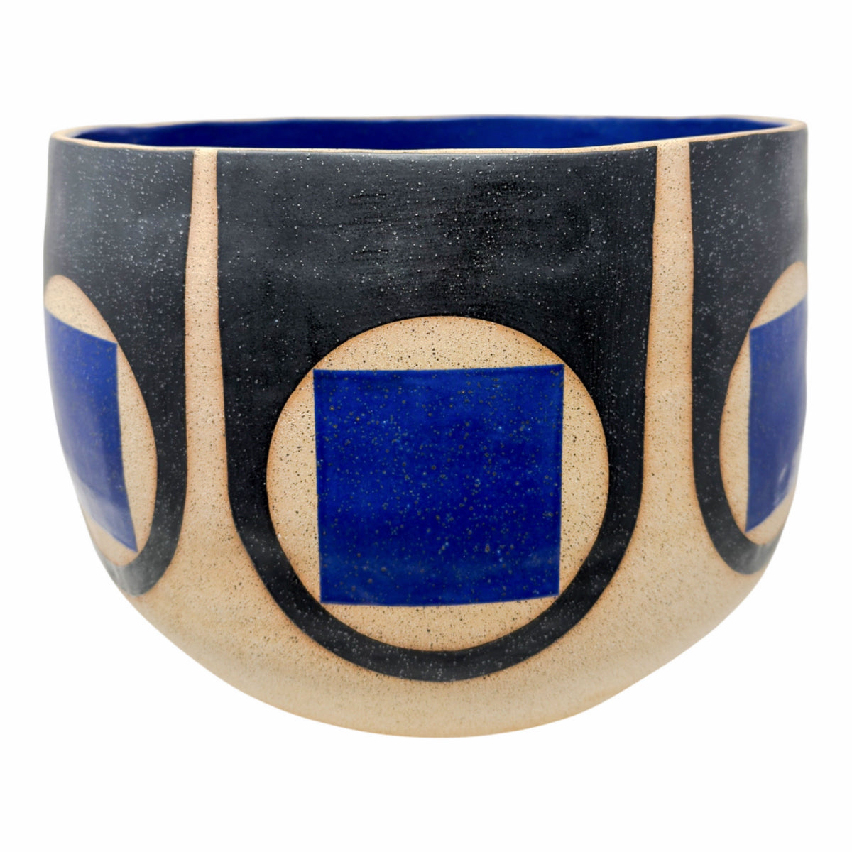 XXLarge Vessel - Matte Black & Blue