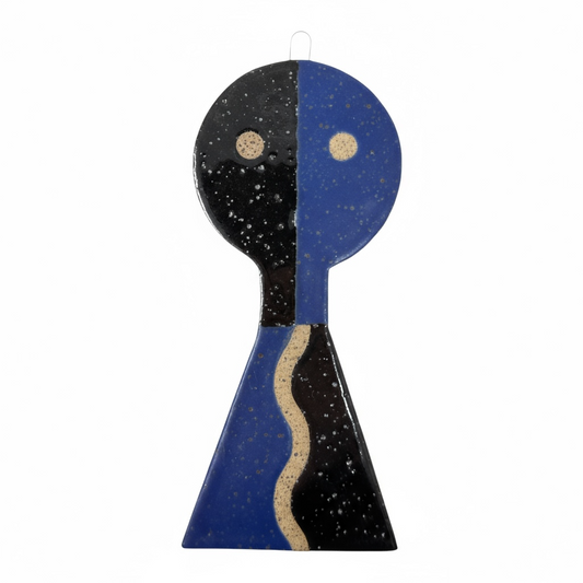 Buddy de escultura colgante - Blanco y negro