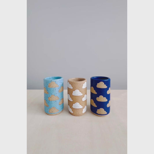 Mini Vessel - Clouds - Matte White